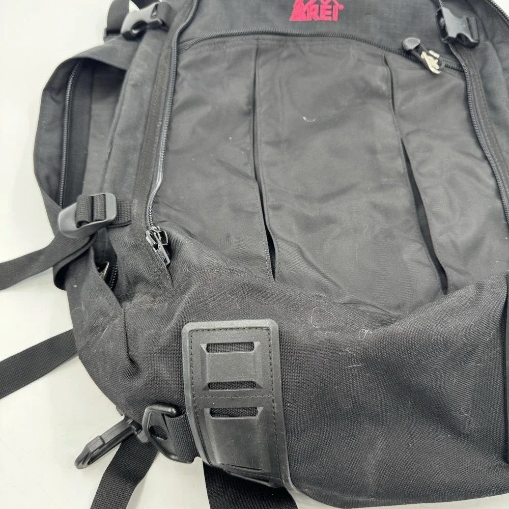 REI Black Nylon Backpack Carry‎ On Bag Satchel Travel